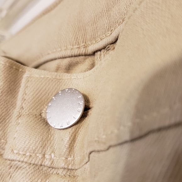 NEW L'AGENCE Sada Cropped Slim Straight Leg Coated Luxury Jeans Summer - Picture 5 of 14